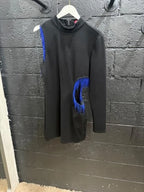 STAUD Kirsten Beaded Cut-Out Minidress Size S – Black Bodycon