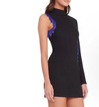 STAUD Kirsten Beaded Cut-Out Minidress Size S – Black Bodycon