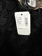 Oscar De La Renta Elegant Black Lace Gown Size 4 – Floor Length