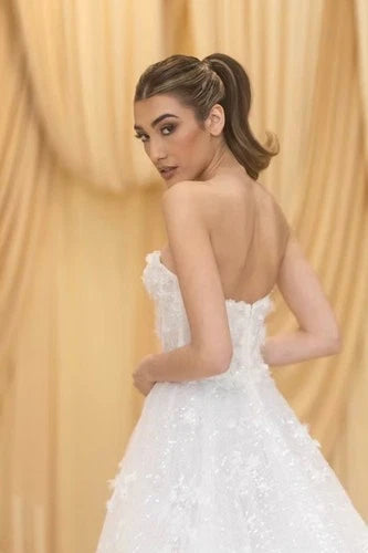 Rivini Ava Wedding Gown Size 2 – White Ball Gown