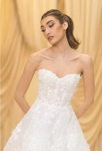 Rivini Ava Wedding Gown Size 2 – White Ball Gown