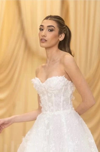 Rivini Ava Wedding Gown Size 2 – White Ball Gown