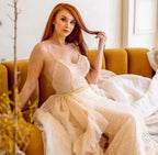 Alisa Viero Bridal Gown Size 6 – Light Nude Couture Dress