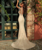 Alisa Viero Bridal Gown Size 6 – Light Nude Couture Dress