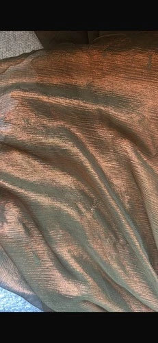 Maria Lucia Hohan Rania Metallic Bronze Silk Dress Size 4 – Long Maxi