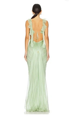 Maria Lucia Hohan Letitia Gown Size 0 – Aqua Maxi