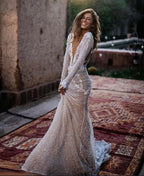 Galia Lahav Beaded Mermaid Bridal Gown Size 8 – Includes Overskirt & Veil