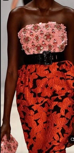 Oscar de la Renta Strapless Embellished Runway Gown Size 6 – Resort 2017