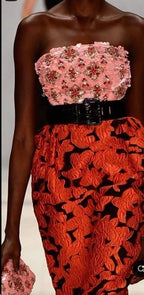 Oscar de la Renta Strapless Embellished Runway Gown Size 6 – Resort 2017