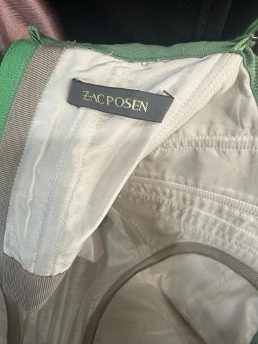 Zac Posen Strapless Mermaid Gown Size 2 – Sculpted Red Carpet Silhouette