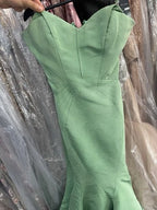 Zac Posen Strapless Mermaid Gown Size 2 – Sculpted Red Carpet Silhouette