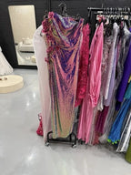 Monique Lhuillier Sequin Dress Size 2/4 – Pink A-Line Gown