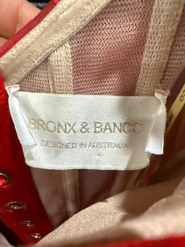 Bronx and Banco Jasmine Maxi Dress in Red Size S (4) – Elegant Statement Style