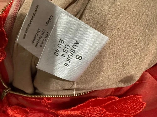 Bronx and Banco Jasmine Maxi Dress in Red Size S (4) – Elegant Statement Style