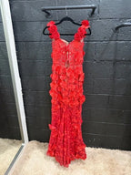 Bronx and Banco Jasmine Maxi Dress in Red Size S (4) – Elegant Statement Style