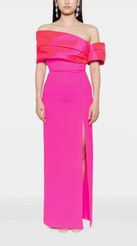 Solace London Alexis Off-the-Shoulder Dress Size 6 – Elegant Statement Silhouette